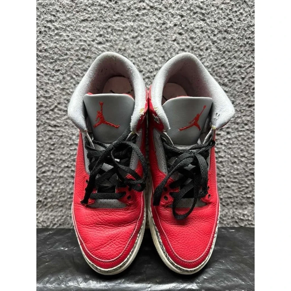 Air Jordan‎ 3 Retro SE Unite Lace-Up Sneakers Fire Red CK5692-600 Mens Size 11.5